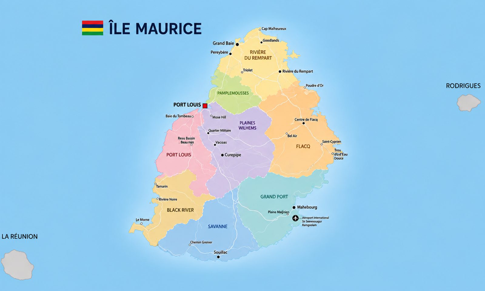 Carte Maurice